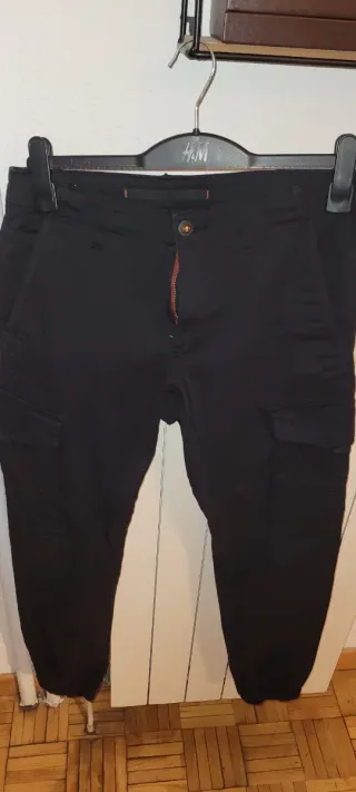 Pantalones cargo Jack & Jones negros