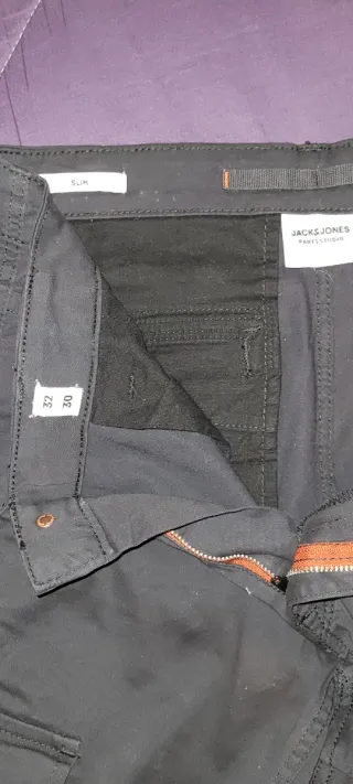 Pantalones cargo Jack & Jones negros