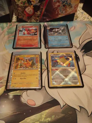 Cartas Pokémon TCG: Charmander, Pikachu, Jirachi