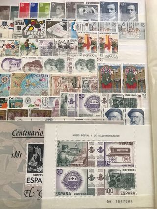 Sellos España 1978-1990