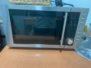 Microondas plateado