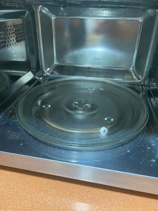 Microondas plateado