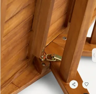 Mesa de madera para jardín, SIN ESTRENAR.