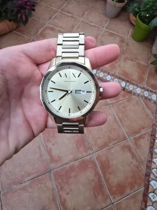 Reloj Armani Exchange Dorado 44mm