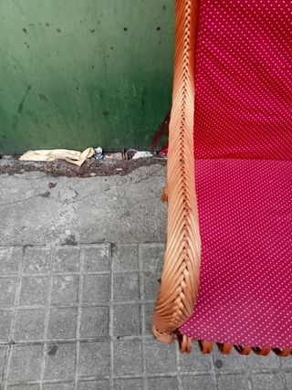 AÑOS 60 RETRO VINTAGE SILLON MIMBRE B ES