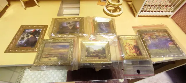 Casa de muñecas de madera 3 pisos