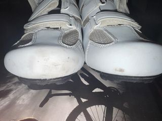 Zapatillas Ciclismo B-PRO Blancas talla 42