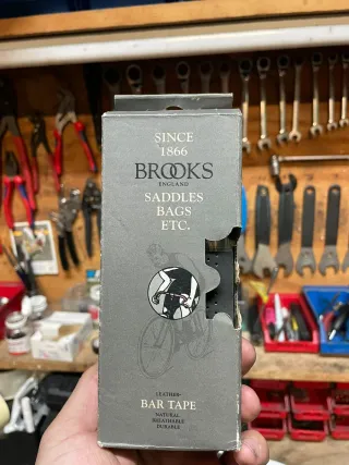 Cinta Manillar Brooks Cuero Natural