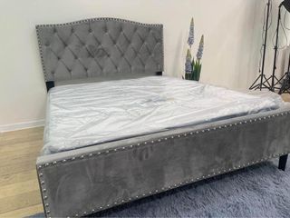 CAMA MATRIMONIAL CON SOMIER + COLCHON Y CABECERO