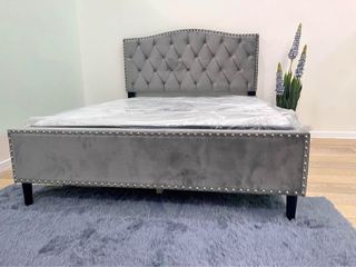 CAMA MATRIMONIAL CON SOMIER + COLCHON Y CABECERO