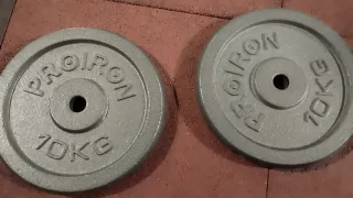2 Discos Mancuernas 10kg Proiron