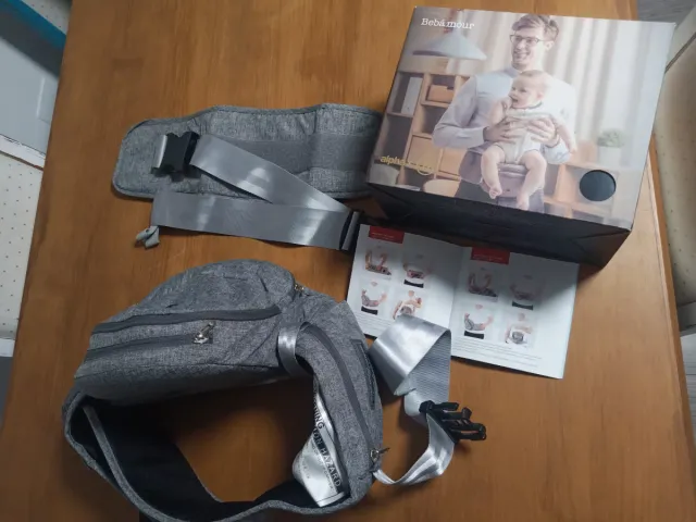 Portabebés Beba Amour gris