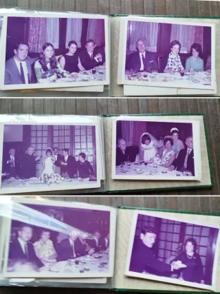 Álbum + Fotografías de una boda. Años 60.