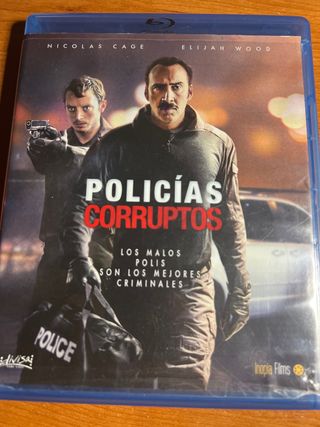 Blu-ray Policías Corruptos Nicolas Cage Elijah Woo