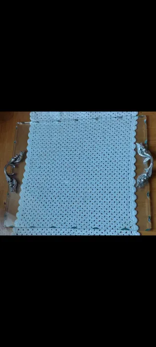 Juego 6 Tazas y Platos Porcelana Verde/Blanco