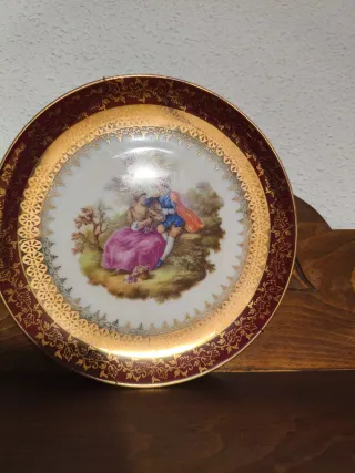 2 piatti decorativi Limoges, coppie