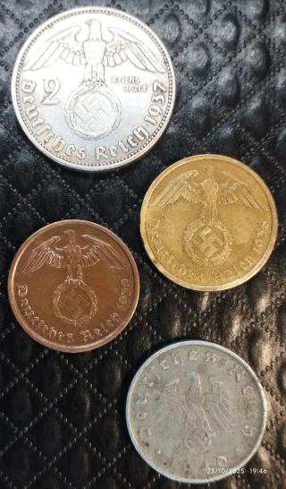 Monedas III Reich 2GM 1933-1945.