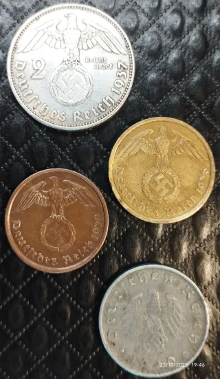 Monedas III Reich 2GM 1933-1945.