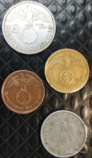 Monedas III Reich 2GM 1933-1945.