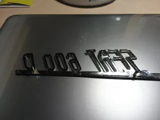Placa Capó Trasero Seat 600 D