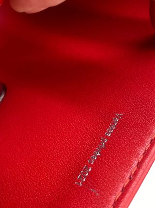 Bolso Chanel Flap Mini Rojo