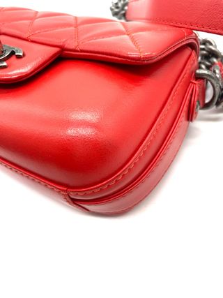 Bolso Chanel Flap Mini Rojo
