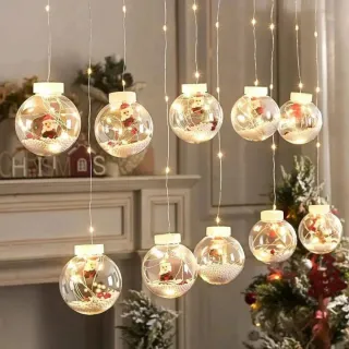 Tenda luminosa Natale con personaggi