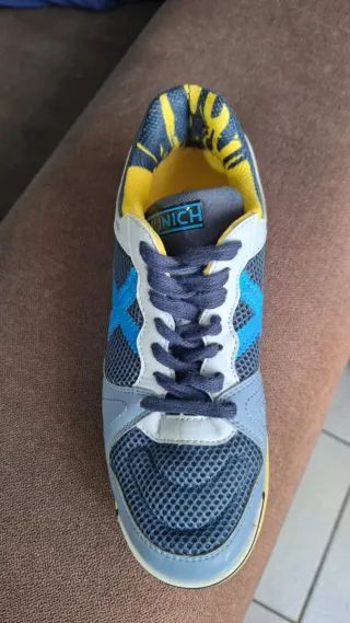 Zapatillas Munich Fútbol Sala Azul/Gris