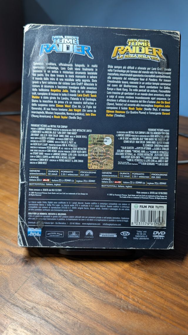 Steelbook Tomb Raider Collection 2 DVD