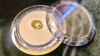 Topazio Giallo Naturale Taglio Cuscino