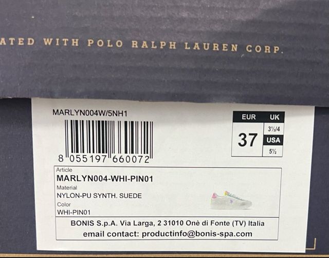 Talla 37. Zapatillas blancas U.S. POLO ASSN.