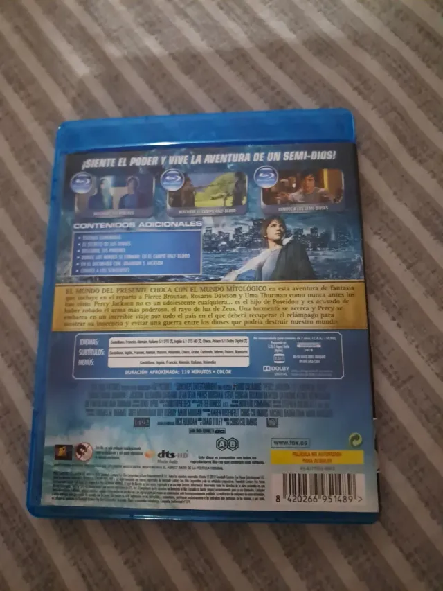 Blu-ray Percy Jackson y el ladrón del rayo