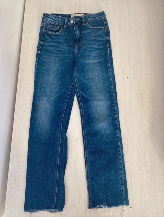 Vaqueros rectos azules