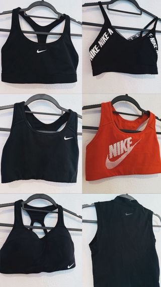 Lote 4 Tops Deportivos Nike Mujer