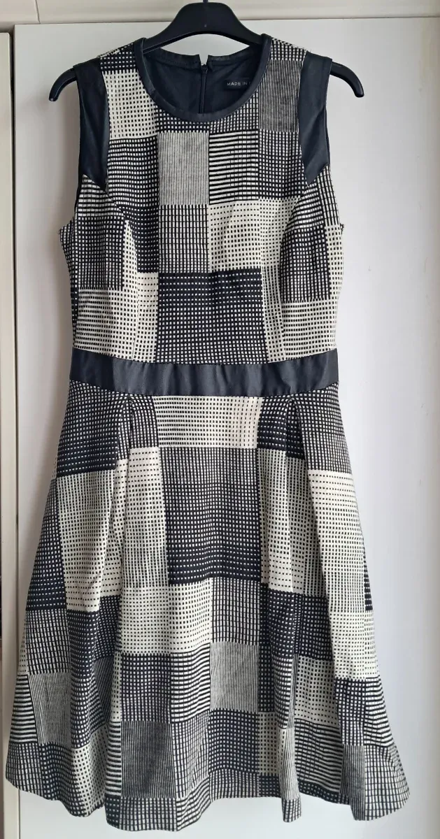 Vestito donna fantasia geometrica taglia 44