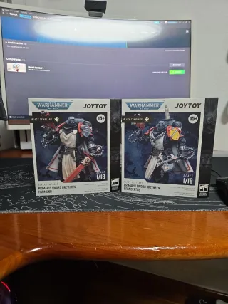 Joytoy Warhammer 40k Black Templars 2 Figuras