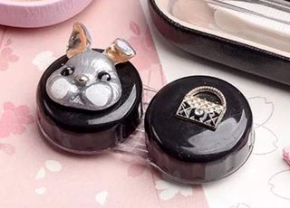 2x Estuches Kit Lentillas de Contacto 3D Bunny Bag