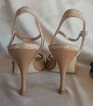 Zapato de Tango Tandolera A2 Silver Ring  9cm