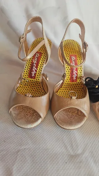 Zapato de Tango Tandolera A2 Silver Ring  9cm