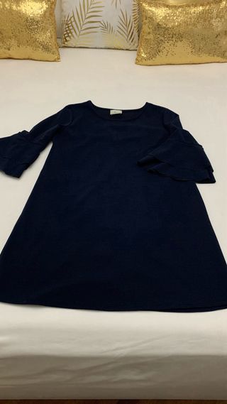 Vestido Zara azul marino talla S/M