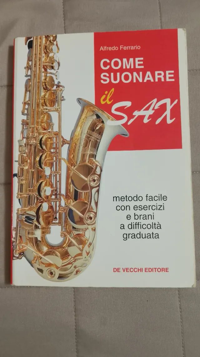 Libro Come Suonare il Sax Alfredo Ferrario