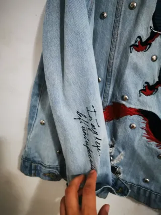 Cazadora vaquera Bershka Vintage