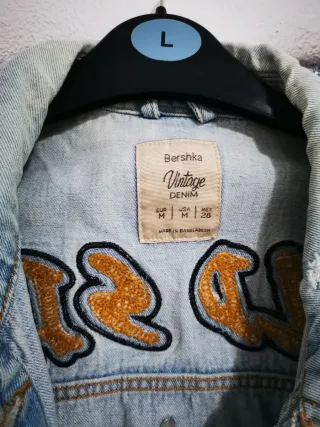 Cazadora vaquera Bershka Vintage