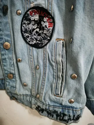 Cazadora vaquera Bershka Vintage