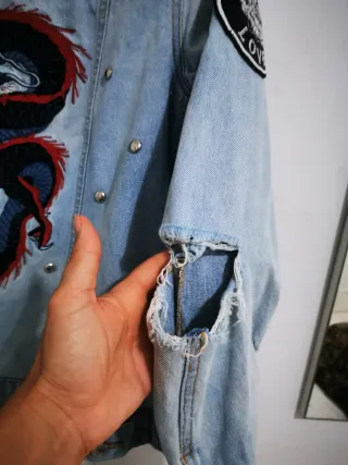Cazadora vaquera Bershka Vintage