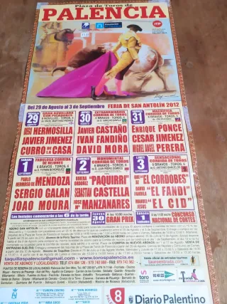 11 Carteles Toros Palencia 2005