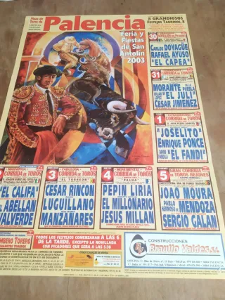 11 Carteles Toros Palencia 2005