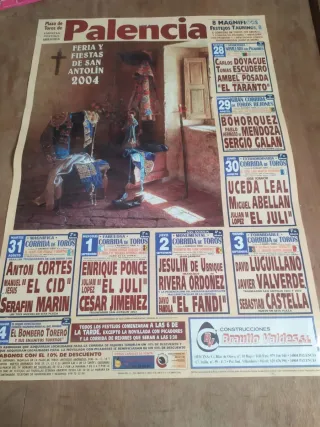 11 Carteles Toros Palencia 2005