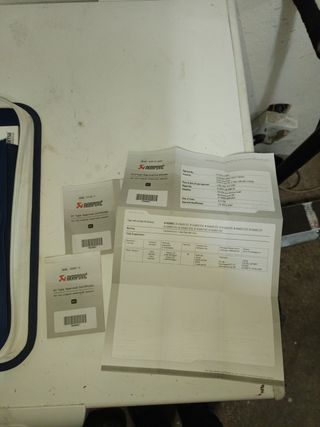 Cola Escape Akrapovic original Husqvarna 701