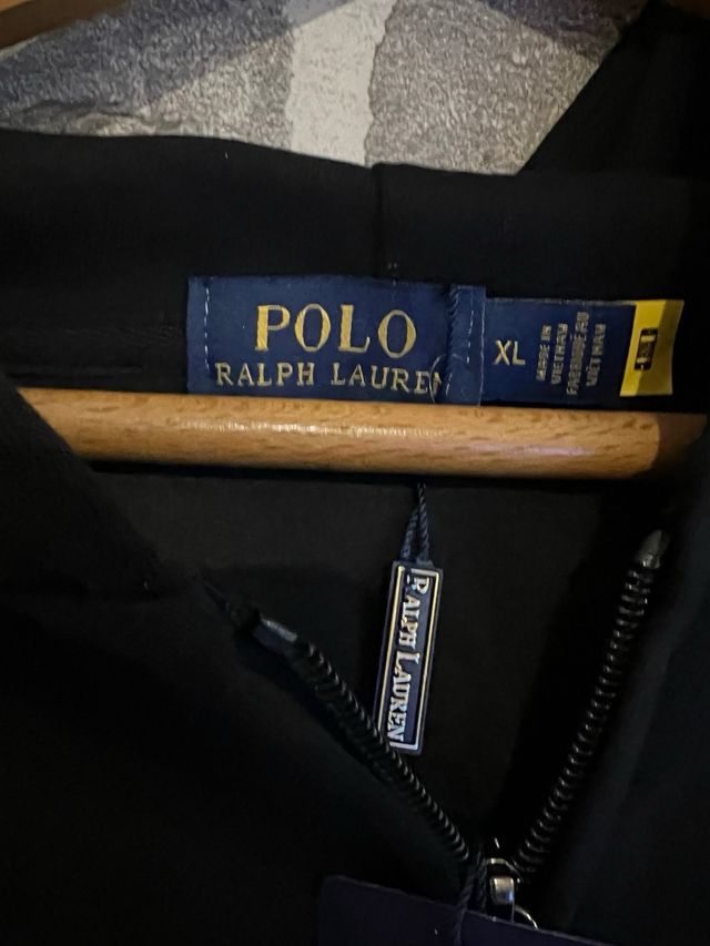 Felpa Ralph Lauren Nera Taglia XL